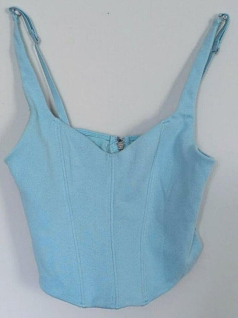 Gilly Hicks Corset Style light blue top size XS